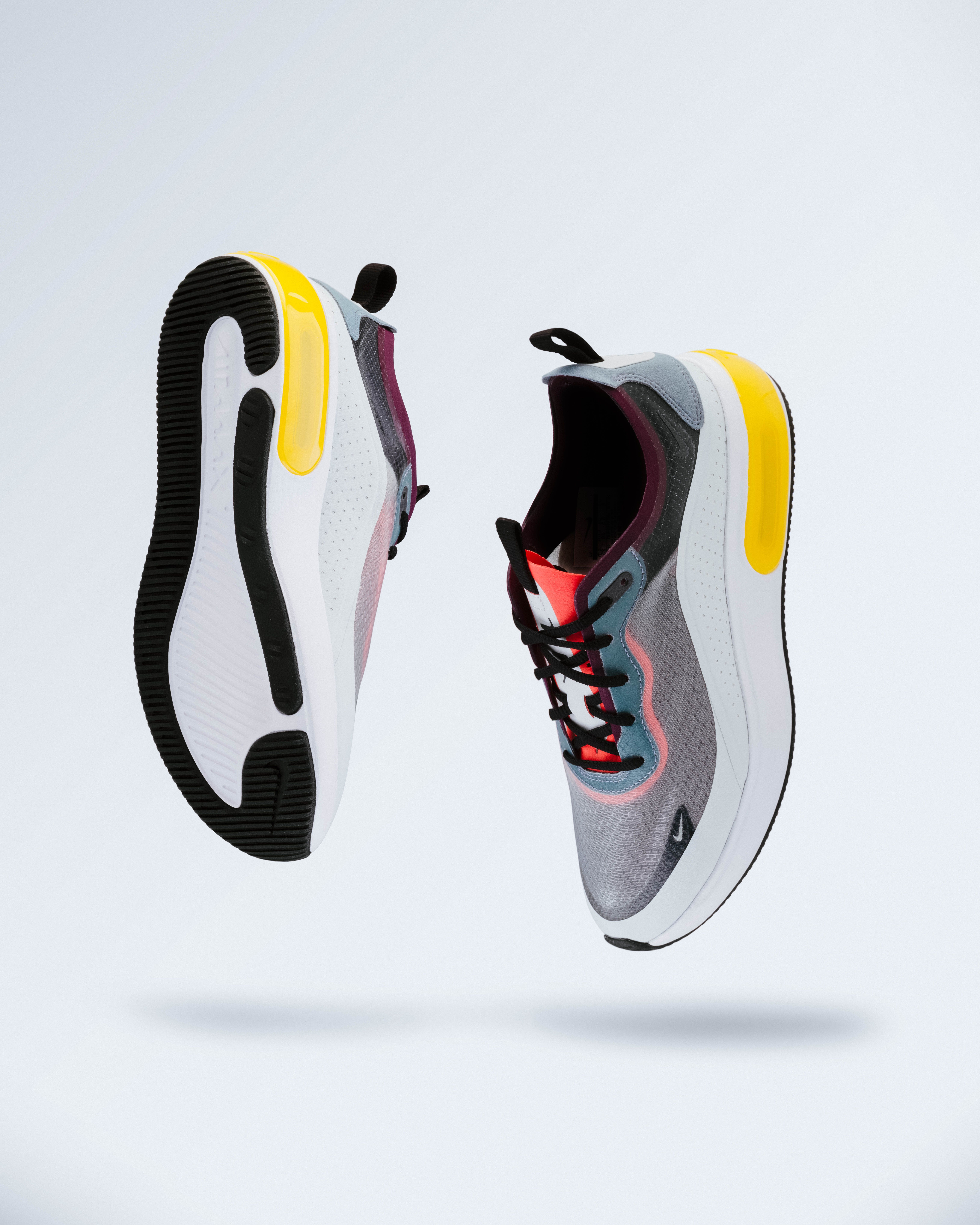 Sneakers displayed for sneaker culture collection
